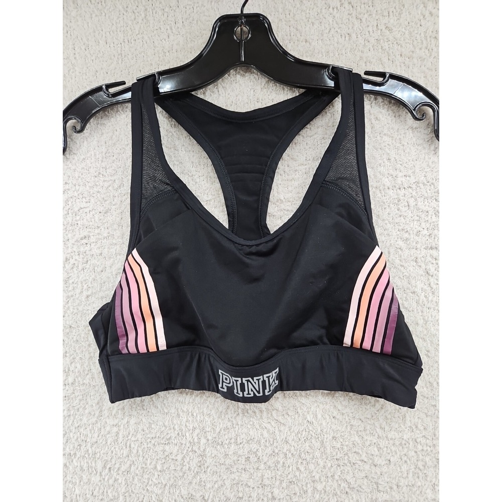 Victoria's Secret PINK Sport Bra Women's Med  Lining Cut Out